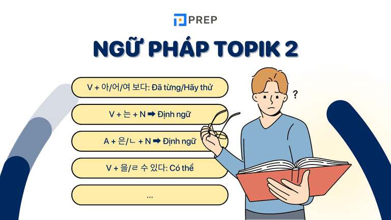 Công thức ngữ pháp TOPIK 2 tiếng Hàn thông dụng nhất!