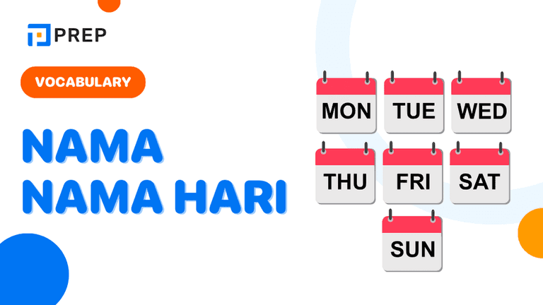 nama nama hari dalam bahasa inggris