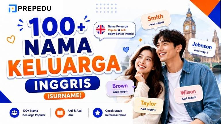 100+ Nama Keluarga Inggris dan Artinya