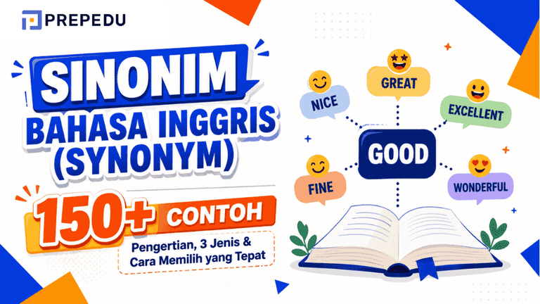Kumpulan Sinonim Bahasa Inggris Beserta Contohnya