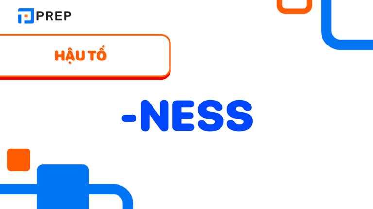 Hậu tố -ness