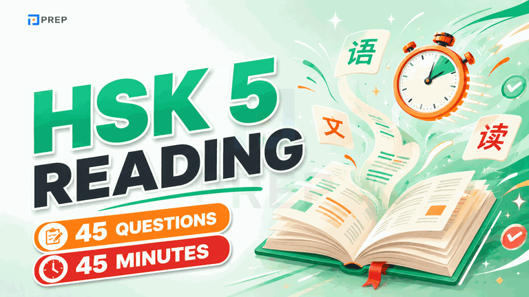 HSK 5 Reading: format, sample questions and free materials - Prep Edu