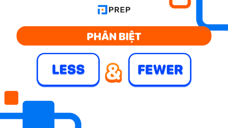 Less và Fewer