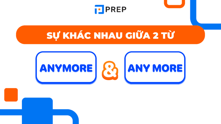 Phân biệt Anymore và Any more