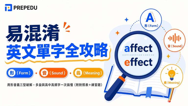 易混淆英文單字全攻略