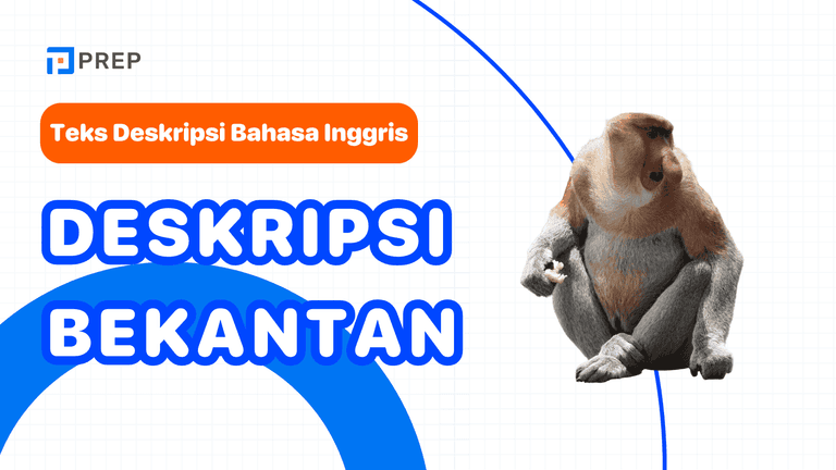 Menulis deskripsi bekantan yang hidup