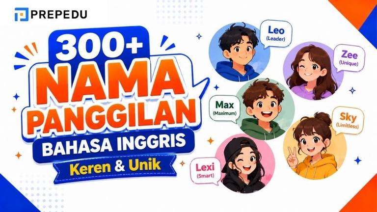 300+ Nama Panggilan Bahasa Inggris Keren dan Unik