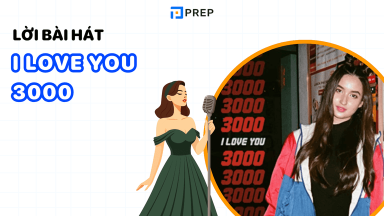 Lời bài hát I love you 3000