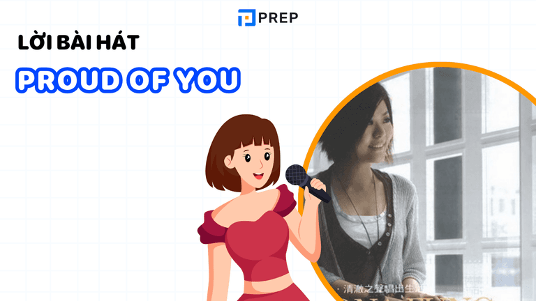 Lời bài hát Proud of you (Fiona Fung)