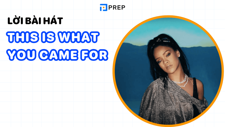Lời bài hát This is what you came for