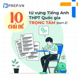 10 chủ đề từ vựng tiếng Anh THPT Quốc gia trọng tâm giúp các sĩ tử ôn luyện thi hiệu quả (Phần 2)