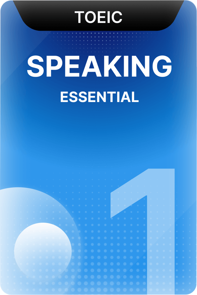 TOEIC Speaking Essential 1