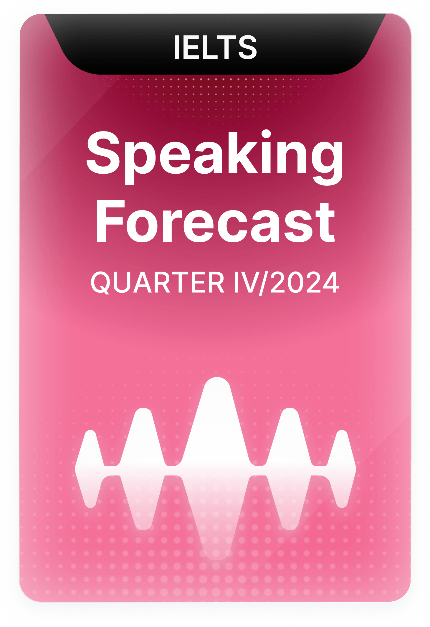 IELTS Speaking Forecast - Quarter IV/2024